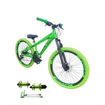 Bicicleta 26 Gta Rebel Freeride Cor Verde 24v Cubo K7 Barulhento Freio A Disco Aro Vmaxx Pneu Flame Verde Bicicleta 26 Gta Rebel Freeride Cor Verde 24v Cubo K7 Barulhento Freio A Disco Aro Vmaxx Pneu Flame Verde