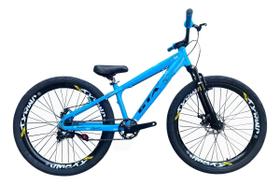 Bicicleta 26 Gta Rebel Freeride DH Single Aro Vmaxx Freio a Disco Pneu Flame Preto
