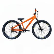 Bicicleta 26 Gta Rebel Freeride DH Single Aro Vmaxx Freio a Disco Pneu Flame Preto
