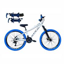 Bicicleta 26 Gta Rebel Freeride Downhill 24v Cubo k7 Barulhento Freio a Disco Aro Vmaxx Pneu Flame Bicicleta 26 Gta Rebel Freeride Downhill 24v Cubo k7 Barulhento Freio a Disco Aro Vmaxx Pneu Flame