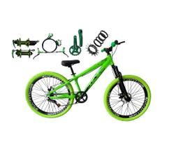 Bicicleta 26 Gta Rebel Freeride Single Freio Hidráulico Cubo k7 Barulhento Rodas Vmaxx Pneu Flame