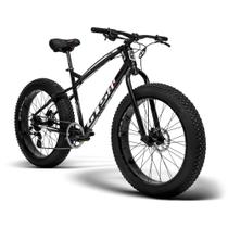 Bicicleta 26 GTS M1 Fat Bike Freio Hidráulico 8v Shimano Altus Suporta até 140 kg I-Vtec BIG FAT