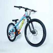 Bicicleta 26 vikingx 21v index - tuff x-25 - azul claro Bicicleta 26 vikingx 21v index - tuff x-25 - azul claro