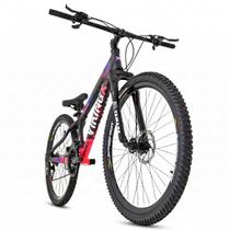 Bicicleta 26 vikingx 21v index tuff x 25 preto/rosa Bicicleta 26 vikingx 21v index tuff x 25 preto/rosa