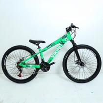 Bicicleta 26 vikingx 21v index - tuff x-25 - verde