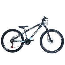 Bicicleta 26 vikingx 21v index - tuff x-30 - preto/azul - tuff x-30 - preto/azul