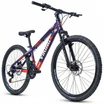 Bicicleta 26 vikingx 21v index tuff x 30 roxo/laranja Bicicleta 26 vikingx 21v index tuff x 30 roxo/laranja