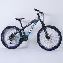 Bicicleta 26 vikingx 21v shimano - tuff x-25 - preto/azul