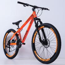 Bicicleta 26 vikingx 21v shimano - tuff x-35 - laranja
