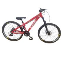 Bicicleta 26 Vikingx tuff 25 Disco Suspensão Diant 80mm Mtb Freeride Pneu Slk Preto