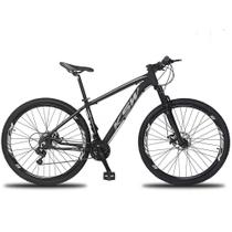 Bicicleta 27 Velocidades KSW Aro 29 Câmbio Shimano Freio Mecânico Roda Livre