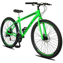 Bicicleta 29 Dropp Sport Aço 21 Marchas Freio A Disco - Verde+preto - 18 Verde+preto Bicicleta 29 Dropp Sport Aço 21 Marchas Freio A Disco - Verde+preto - 18 Verde+preto