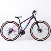 Bicicleta 29 gti roma freio a disco 21v shimano