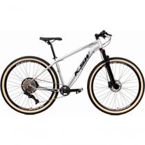 Bicicleta 29 Ksw Xlt 12v Freios Hidráulicos 1x12v Trava No Ombro Pneu Bege - Prata Tam.15