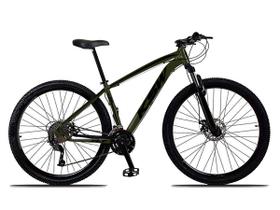 Bicicleta 29 KSW XLT 21V Relação Shimano Suspensão Trava