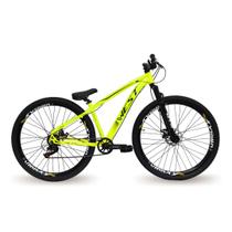 Bicicleta 29 Prowest Freeride 7v Index Freio Disco Mec Susp 80mm - Amarelo - 15