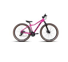 Bicicleta 29 Pulse Feminino 21v Cambios Shimano Rosa Preto