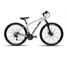 Bicicleta 29 Pulse Quick 21v Freio Disco Branco