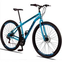 Bicicleta 29 Raider Sport Aço 21 Marchas Freio A Disco Azul+preto Bicicleta 29 Raider Sport Aço 21 Marchas Freio A Disco Azul+preto