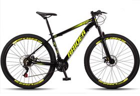 Bicicleta 29 Raider Z3X Pro 21V Freio a Disco e Suspensão Quadro Alumínio MTB