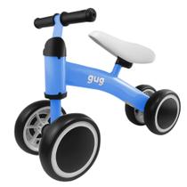 Bicicleta 4 Rodas De Equilíbrio Andador Infantil Azul 1040