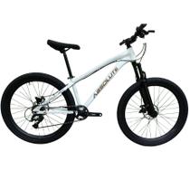 Bicicleta Absolute Brutus aro 26 Dirt Jump Branco Dourado