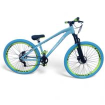 Bicicleta Absolute Brutus III Single Personalizada Weeling Aro 26 Freios Hidraulicos Cubo Barulhento Grau Garfo Trava
