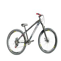 Bicicleta Absolute Brutus Preto com Branco 3 Aro 26 Freio a disco Single 1x7