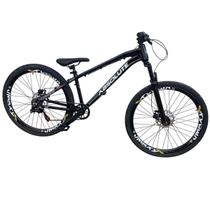 Bicicleta Absolute Brutus Pro 26 Freeride Manobras Monomarcha Freios Hidraulico Gancheira Horizontal Preto