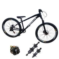 Bicicleta Absolute Brutus Pro Aro 26 Grau Weeling Manobras Monomarcha Gancheira Horizontal Preto Cubo Cassete Aro Vmaxx