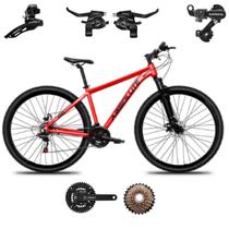 Bicicleta Absolute Nero 5 Aro 29 21v Alumínio Freio Disco Suspensão Conjunto Shimano MTB