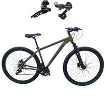 Bicicleta Absolute Nero 5 Aro 29 24 Velocidades MTB AL Suspenção Dianteira 80mm Câmbios SHIMANO