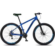 Bicicleta Aero Quadro De Aluminio Aro 29 Emotion 475-16 Azul Com Preto - Aero Bikes