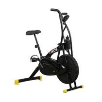 Bicicleta Air Bike Kikos A5 com 5 Níveis de Intensidade Preto