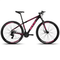 Bicicleta aluminio aro 29 gts feel freio a disco 24 marchas