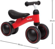 Bicicleta Andador de Equilibrio Infantil Bike - 4 Rodas Buba
