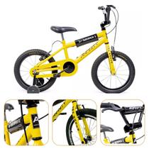 Bicicleta Anfinity Mini Jumper Aro 16 Bmx Amarela e Preta