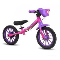 Bicicleta ARO 12 Balance Bike Feminina