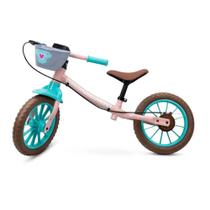 Bicicleta Aro 12 Balance Bike Love 2 Nathor Verde Água