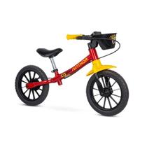 Bicicleta Aro 12 Balance S/Pedal Bike Fast Mod 02 Nathor - Vermelho