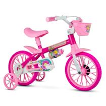 Bicicleta Aro 12 Flower a Partir de 3 Anos com Rodinhas - NATHOR