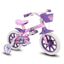 Bicicleta Aro 12 Gatinha Com Cestinha E Garrafinha - Nathor