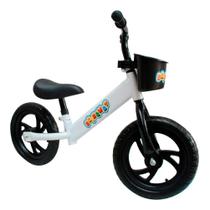 Bicicleta Aro 12 Infantil Balance Sem Pedal Branca BW152BR - Importway