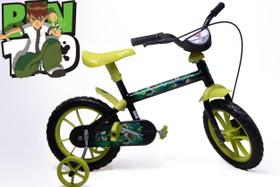 Bicicleta Aro 12 Infantil Masculina Preto - Personagem - OLK Bike