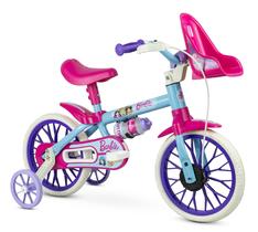 Bicicleta aro 12 infantil nathor para crianças a partir de 3 anos vários personagens