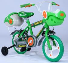 Bicicleta aro 12 infantil verde jumbobaby