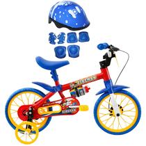 Bicicleta Aro 12 Masculina Nathor Com Rodinha E Kit Proteção