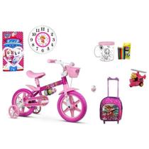 Bicicleta Aro 12 Menina Skye Patrulha Canina Aro 12 7 Itens - Bk Kids