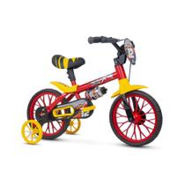 Bicicleta Aro 12 Motor X Pu Nathior Vermelho e Amarelo