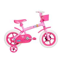 Bicicleta Aro 12 Paty Fúcsia com Rosa 10440 - Verden
